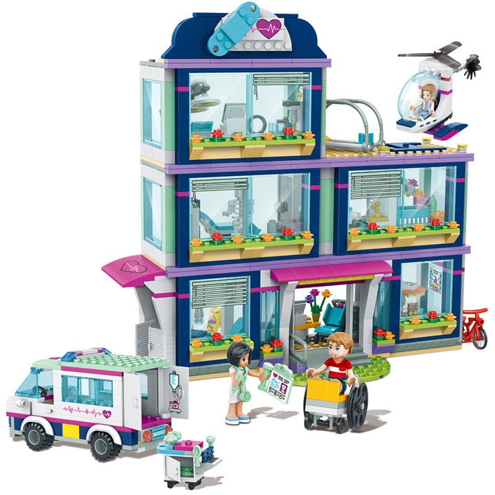 Girl's Building Block Puzzle Toy