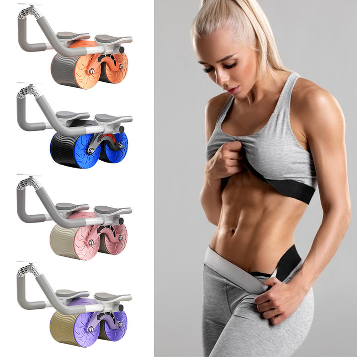 2-in-1 Exercise Belly Wheel for Home Fitness